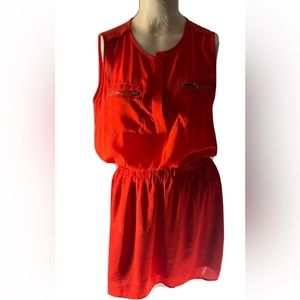 Ovi Red Sleeveless  Dress Size M